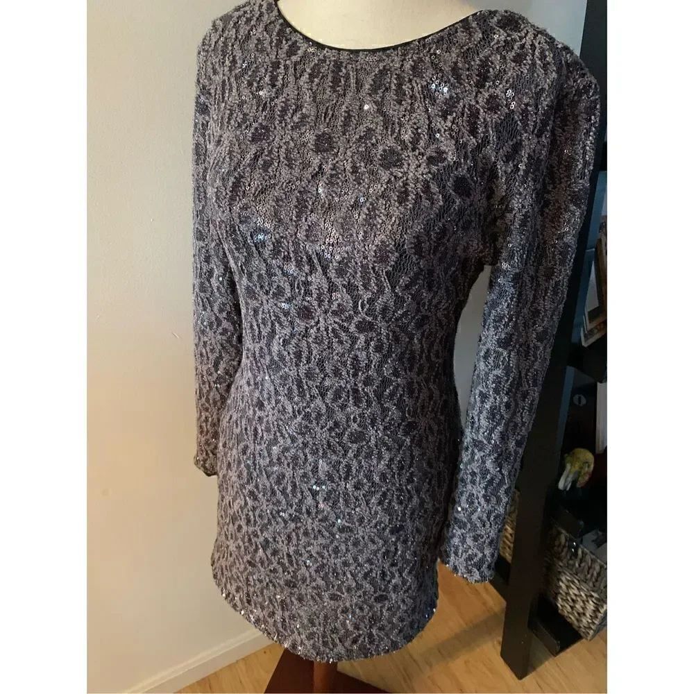 M M couture blue dress size medium New Year’s Eve